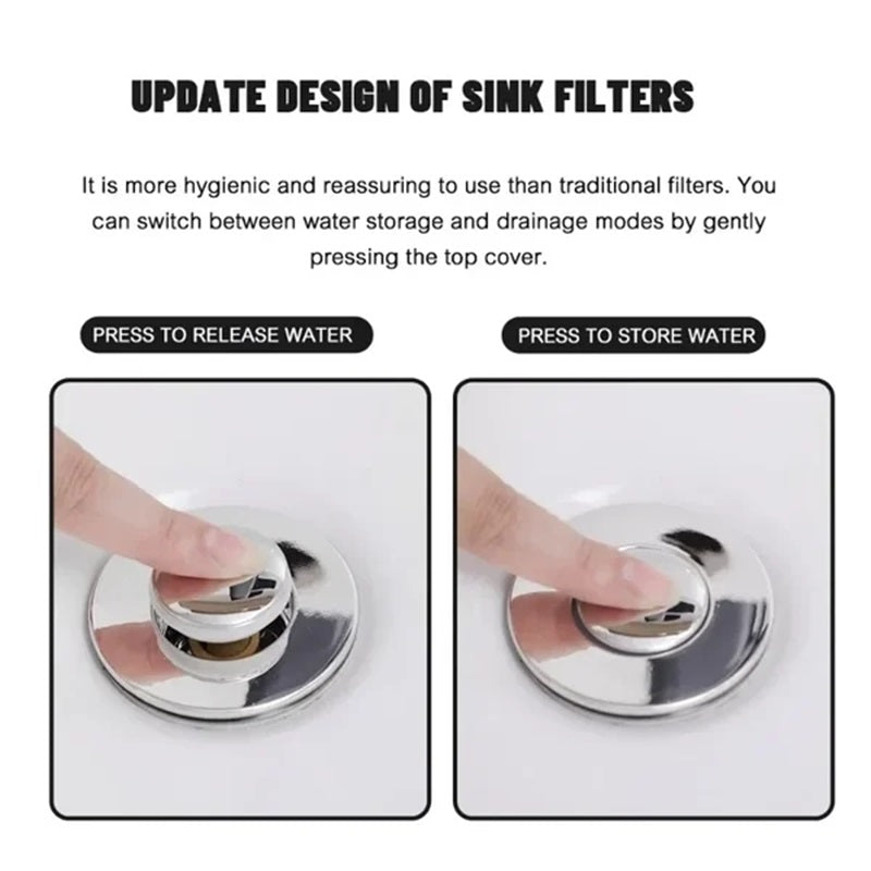 Filtro per scarico a pavimento in acciaio inox