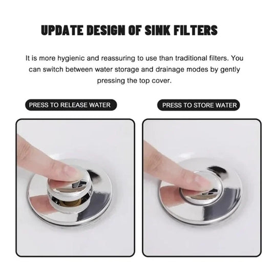 Filtro per scarico a pavimento in acciaio inox