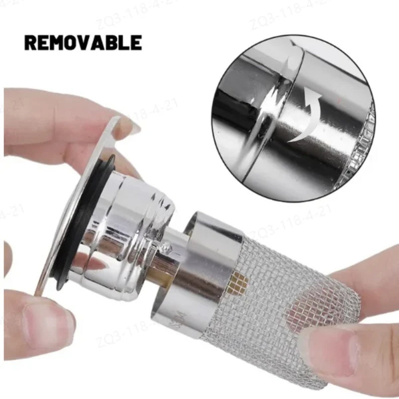 Filtro per scarico a pavimento in acciaio inox