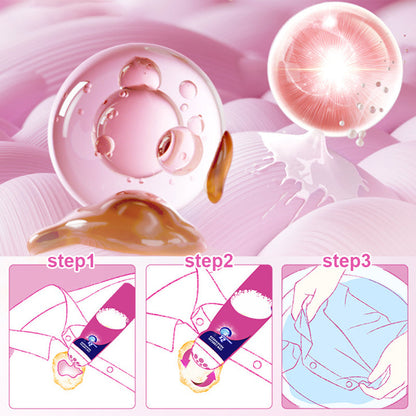 Gel potente per rimuovere macchie e olio dai vestiti