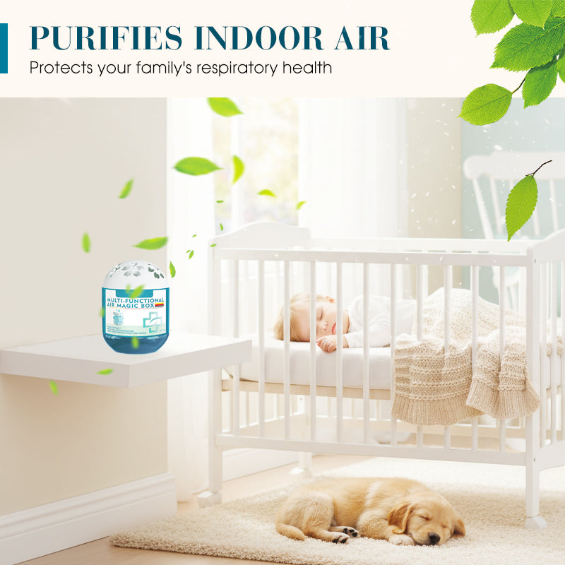 🔈🔈50% DI SCONTO🔥Purificatore d'aria per interni Magic Box🏠🌿| Rimozione della polvere e aria fresca per qualsiasi stanza✨