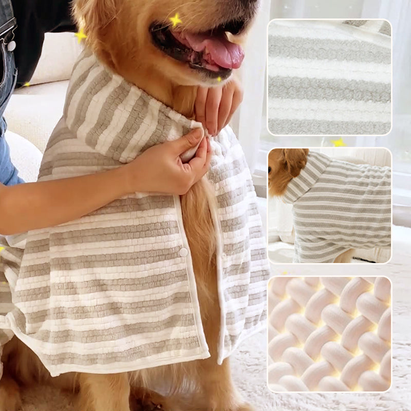 Accappatoio per Cani Morbido, Assorbente e ad Asciugatura Rapida
