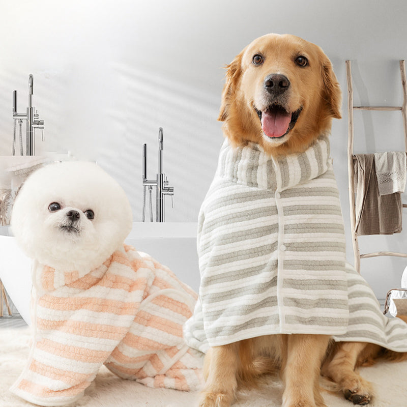 Accappatoio per Cani Morbido, Assorbente e ad Asciugatura Rapida