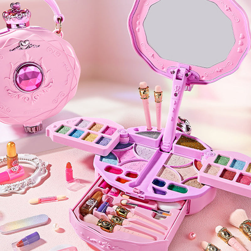 🥳SUPER OFFERTA 2026🥳💞50.000+ VENDUTI!⚡🎀 50% SCONTO! Kit Trucchi da Principessa per Bambine – Set completo, fornito con cestino porta giochi. Design in stile reale e sicuro – divertimento creativo per le piccole principesse!