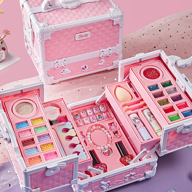 🥳SUPER OFFERTA 2026🥳💞50.000+ VENDUTI!⚡🎀 50% SCONTO! Kit Trucchi da Principessa per Bambine – Set completo, fornito con cestino porta giochi. Design in stile reale e sicuro – divertimento creativo per le piccole principesse!