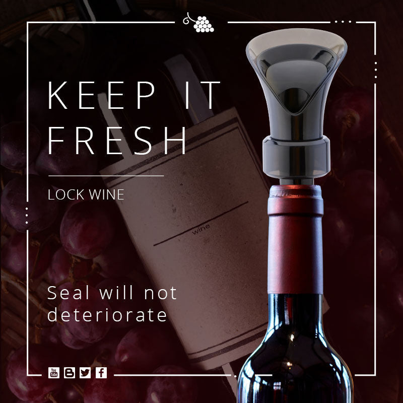 🍷 Versa Senza Togliere il Tappo – Tappo Versatore 2-in-1 per Vino | −50%