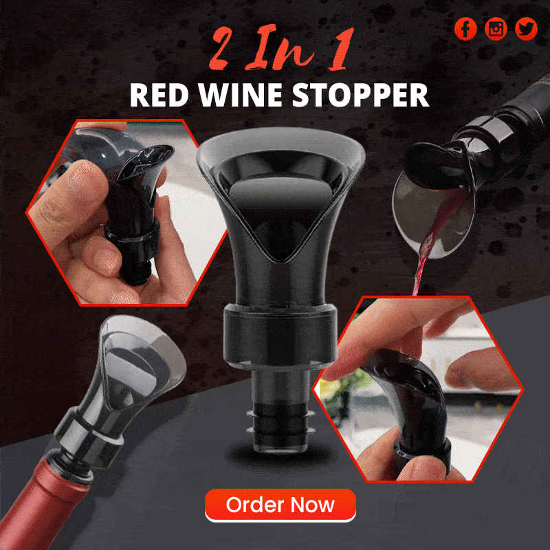 🍷 Versa Senza Togliere il Tappo – Tappo Versatore 2-in-1 per Vino | −50%