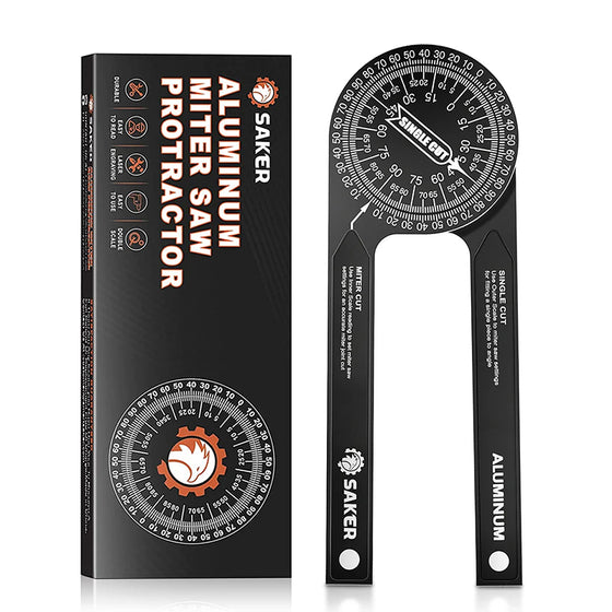 🔥-50% OFFERTA LIMITATA📐 Goniometro per sega 7", incisione laser, blocco 1 mano, taglio perfetto dei battiscopa al primo colpo 🛠️✨