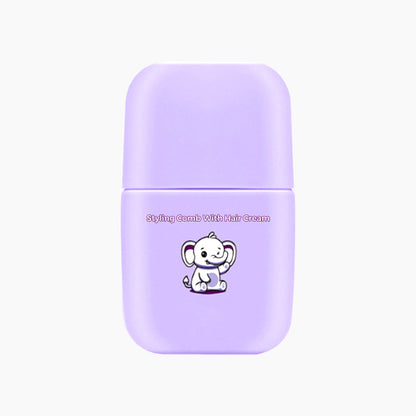 Pettine per lo styling con crema per capelli