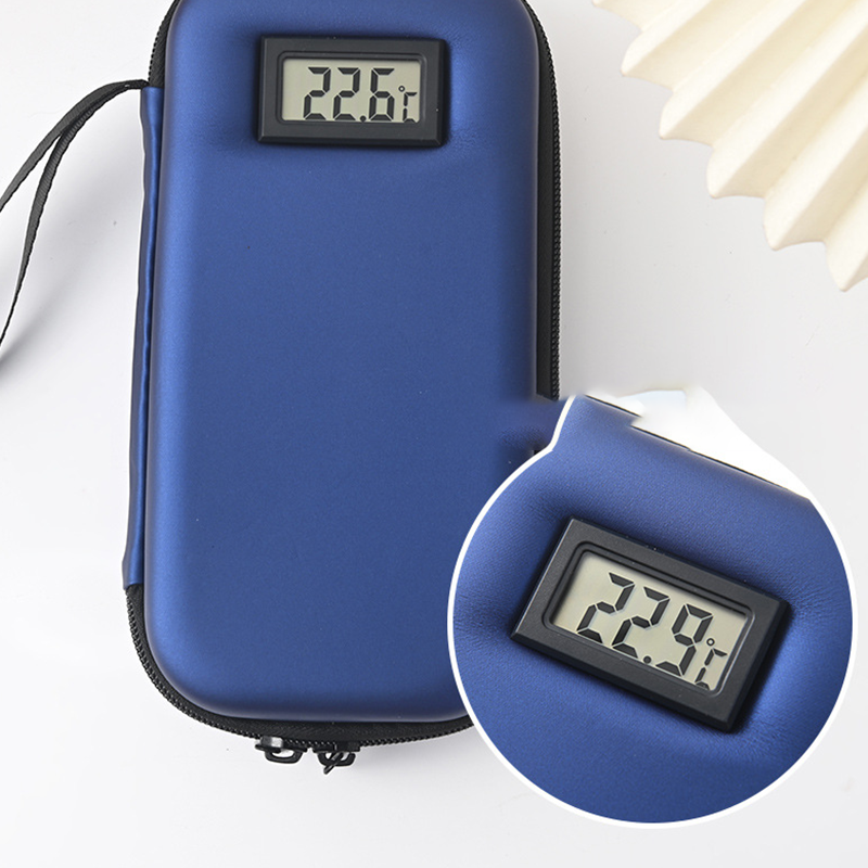 Custodia da viaggio per refrigeratore di insulina con display della temperatura