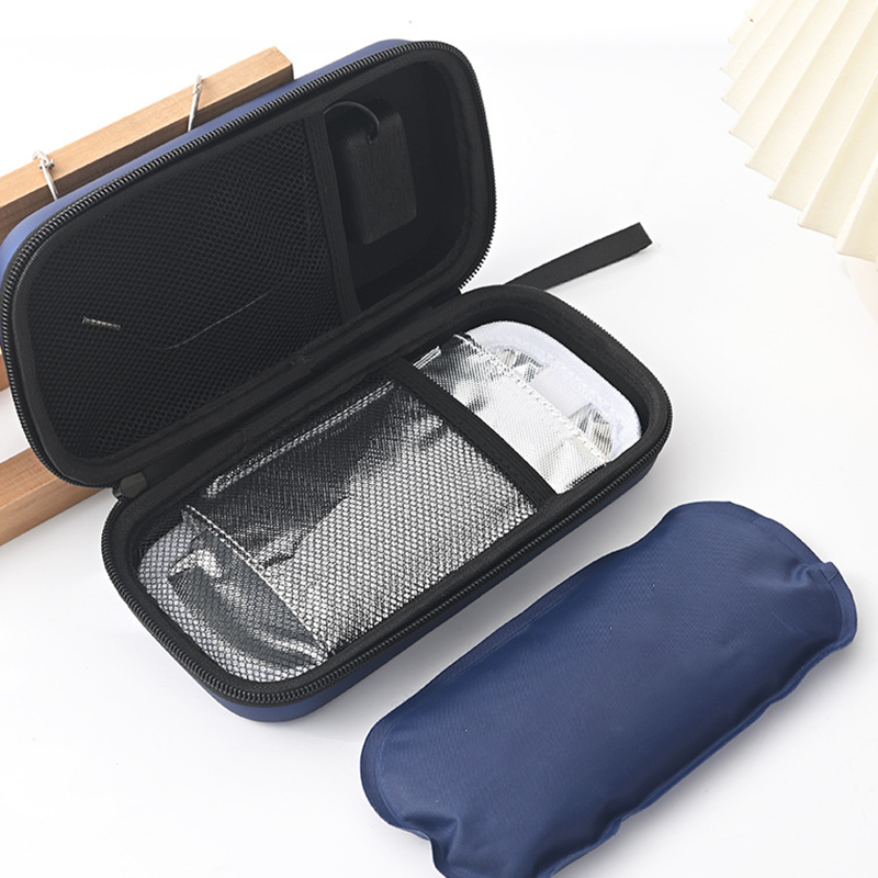 Custodia da viaggio per refrigeratore di insulina con display della temperatura