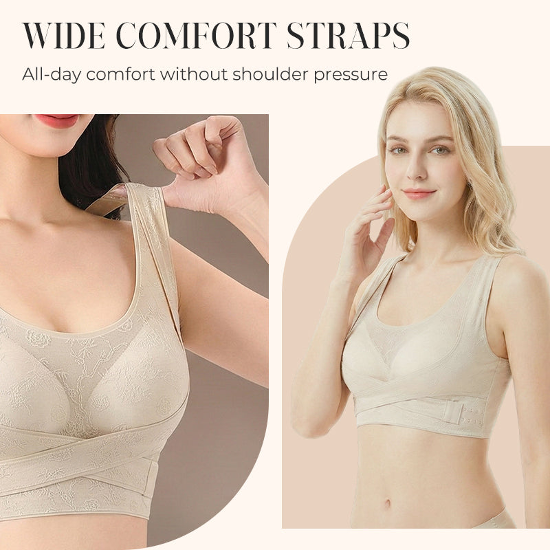 Reggiseno Comfort Incrociato Effetto Lifting e Modellante