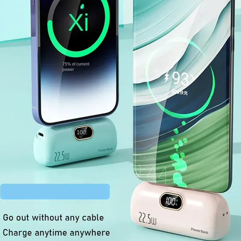 🔋 Nuovi prodotti Offerta limitata ✨ Mini power bank portatile da 5000 mAh per telefono cellulare