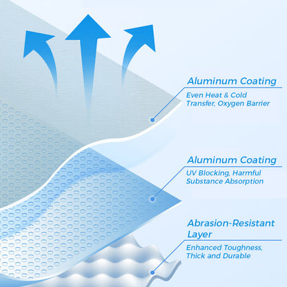 Sacchetti riutilizzabili in alluminio sigillabili per alimenti