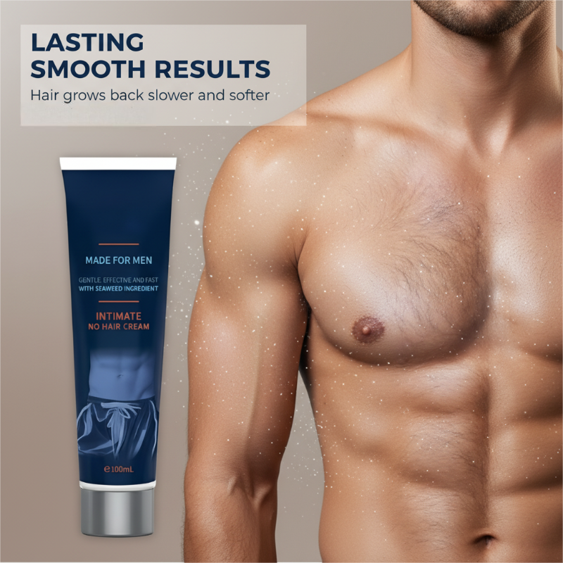 🪒 COMPRA 2, OTTIENI 1 GRATIS! ✨ Crema Depilatoria Rapida per Uomo – Azione in 5 Minuti, Idratante & Adatta a Tutti i Tipi di Pelle 🌿