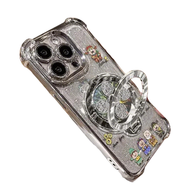 Custodia Dio della Ricchezza con supporto per anello