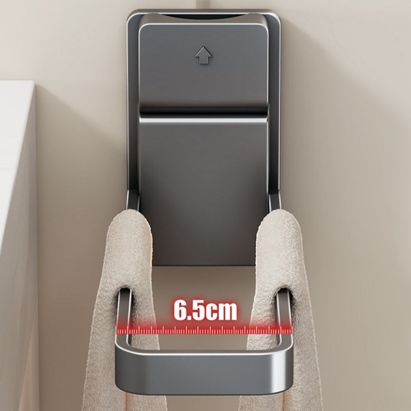 🥳NUOVO ARRIVO🔥50% DI SCONTO 🛁🧺 Portasciugamani pieghevole con ventosa｜Senza fori, ventosa forte, design pieghevole salvaspazio, resistente alla ruggine, adatto per bagno e cucina✨