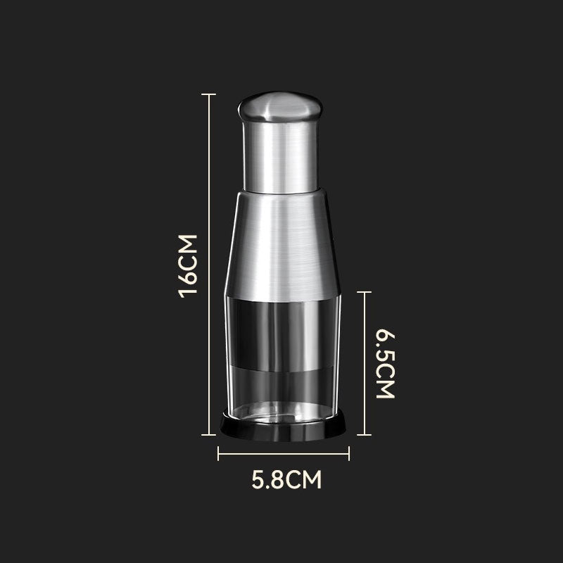 📢📢50% di sconto! 🧄✨ Smerigliatrice per Aglio in Acciaio Inox – Trita Senza Odori, Multifunzione (Peperoncino, Cetriolo, Carne) e Design Compatto! 🔪🏡