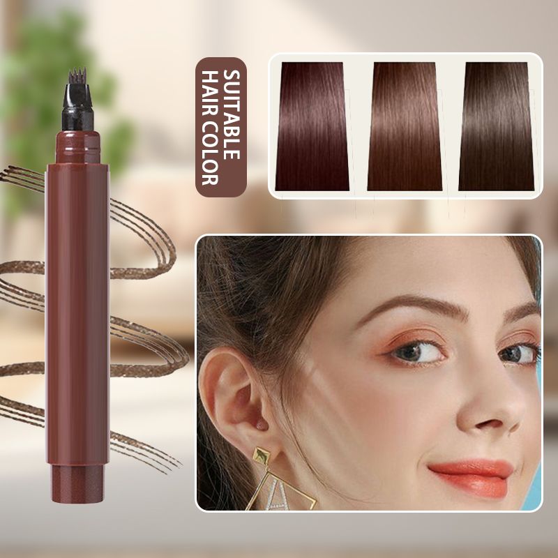 📢📢50% di sconto! 💄✨ Penna 4-in-1 Impermeabile per Barba e Sopracciglia – Lunga Tenuta, Anti-Sbavature & Effetto Pelo Naturale! 🧔‍♂️👁️
