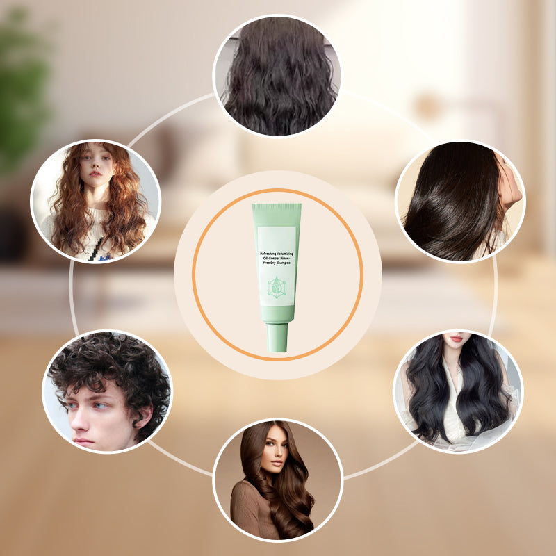 Shampoo secco rinfrescante volumizzante e seboregolatore senza risciacquo