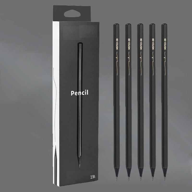 Matita in legno nero resistente 2B & HB