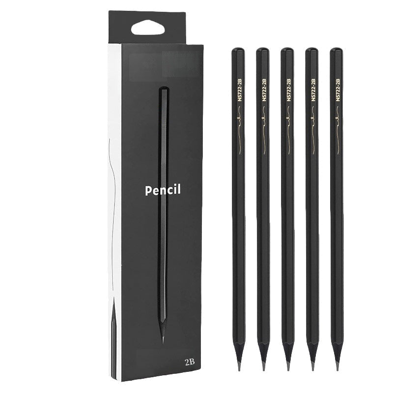 Matita in legno nero resistente 2B & HB