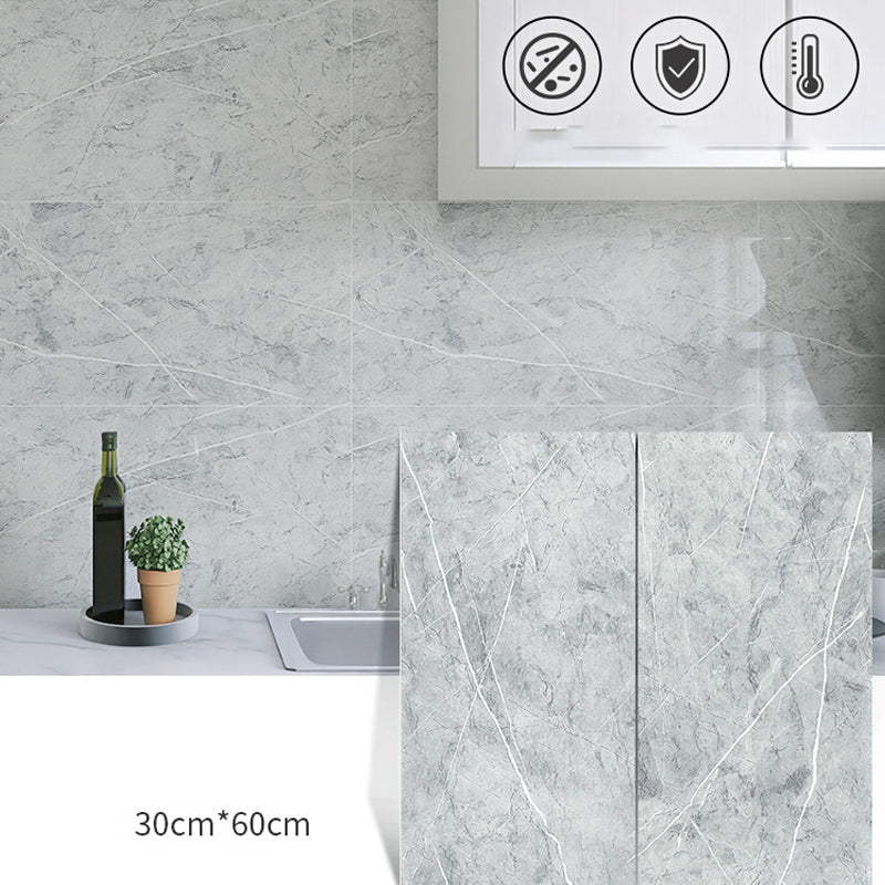 Fili di carta da parati in PVC spesso effetto marmo per uso domestico, autoadesivi, impermeabili e resistenti all'umidità, adatti alla ristrutturazione di cucine e bagni