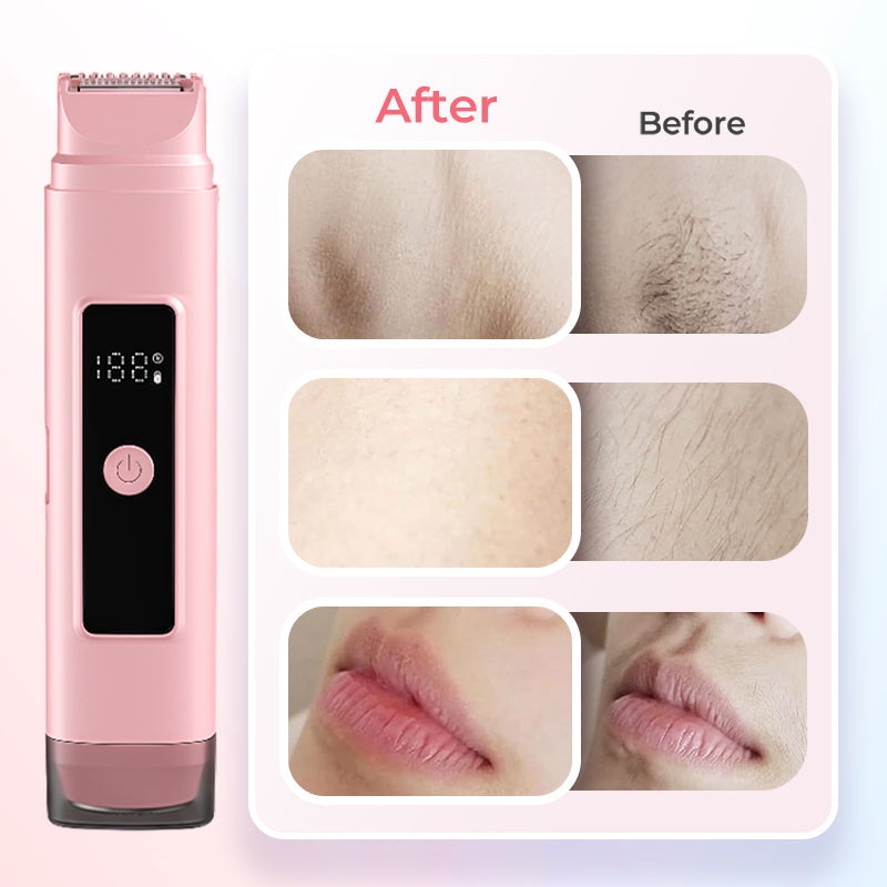 🔥OFFERTA IMPERDIBILE! Rifinitore elettrico a doppia testina per il corpo ✨ Pelle liscia e senza dolore ovunque!
