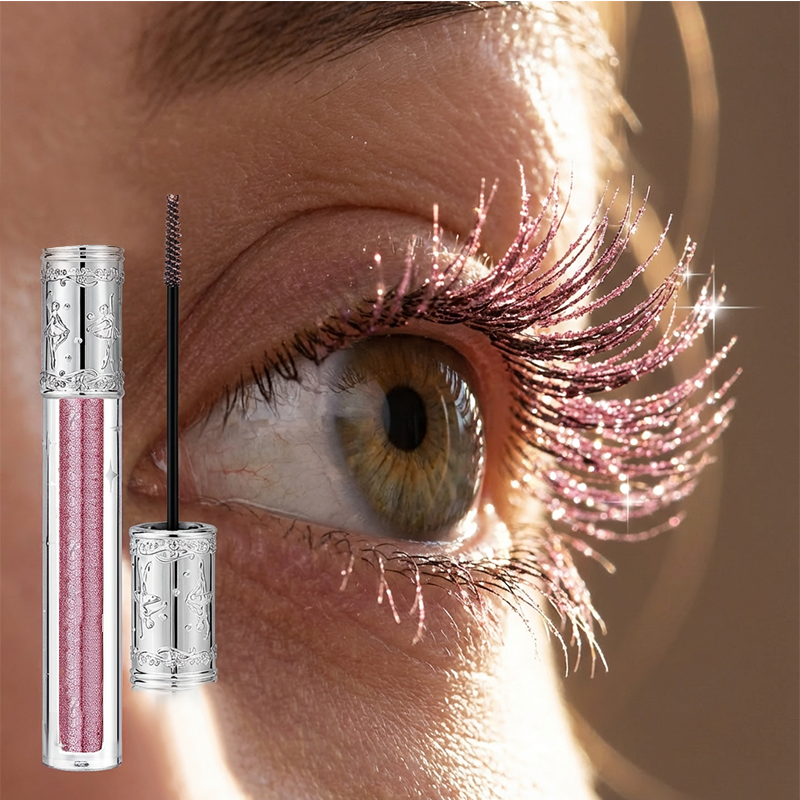 Mascara glitterato impermeabile a lunga durata