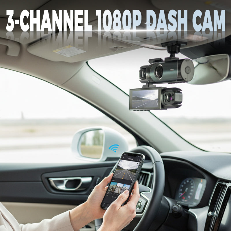 📢🔥2026 Uutuudet - 50% alennus!🏆Dash Cam a 3 canali 1080P