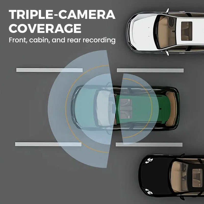 📢🔥2026 Uutuudet - 50% alennus!🏆Dash Cam a 3 canali 1080P