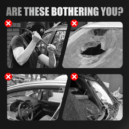 Spia antifurto per auto alimentata ad energia solare