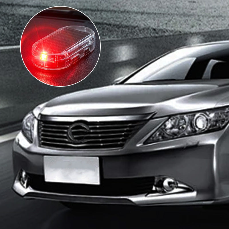 Spia antifurto per auto alimentata ad energia solare