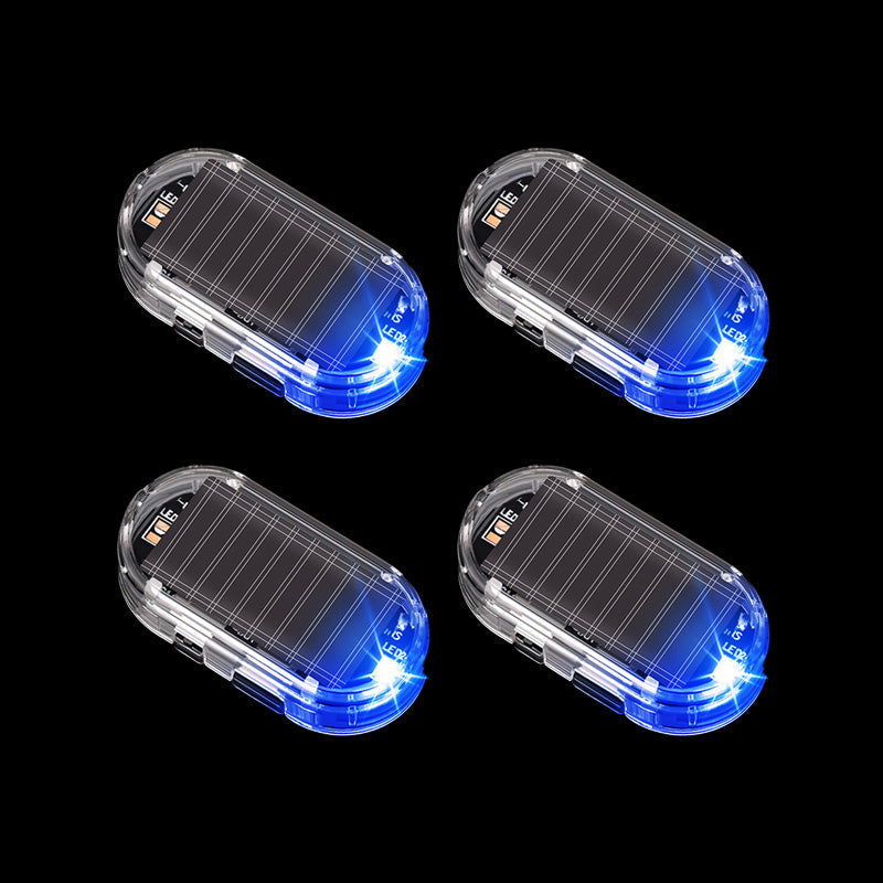 Spia antifurto per auto alimentata ad energia solare