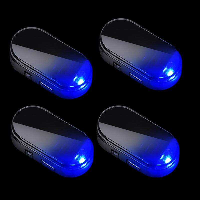 Spia antifurto per auto alimentata ad energia solare