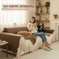 Copertura per divano in stile vintage con gonna
