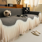 Copertura per divano in stile vintage con gonna