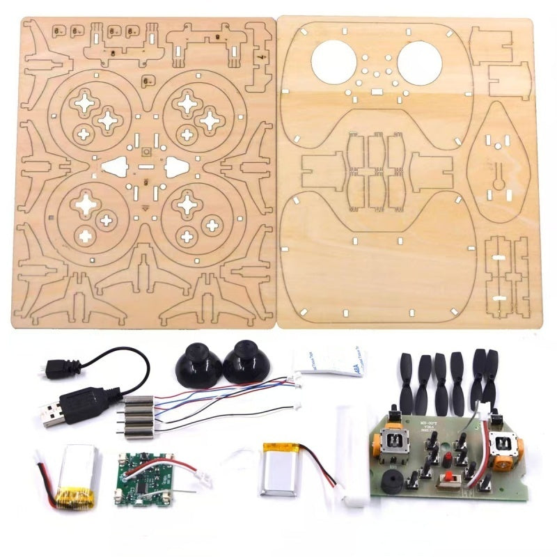 ✈️Kit fai da te per costruire un drone in legno per bambini 🎁💥