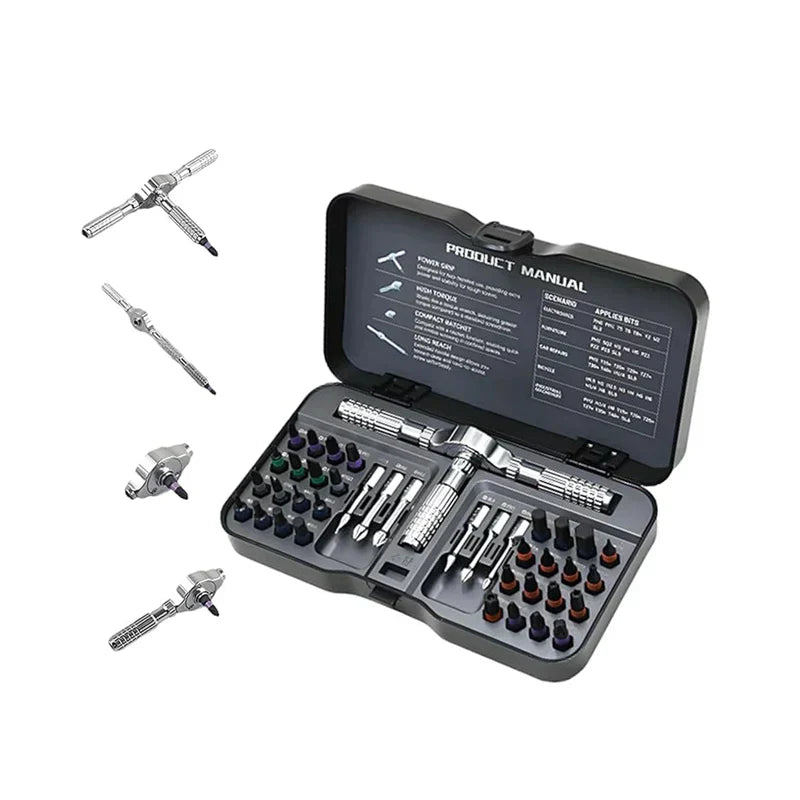 🔩 56% di sconto 🛠️ Set di cacciaviti 24-in-1 – Magnetico, compatto e portatile, ideale per riparazioni e fai-da-te 🔧📦
