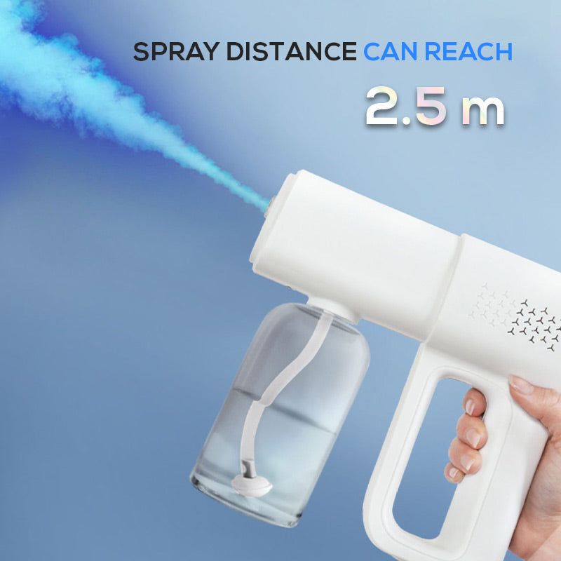 🥳HOT SALE 2026🔥SCONTO DEL 50% 💨🛡️ Pistola nebulizzatrice nano igienizzante｜Nebulizzazione ultra‑fine, serbatoio 380 ml capiente, spruzza velocemente, senza bisogno di asciugare, semplice da usare per casa e ufficio✨