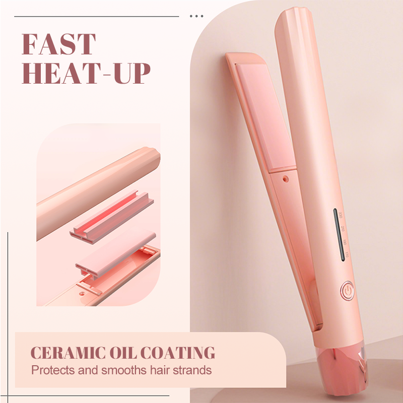 ✨Arricciacapelli e piastra lisciante 2 in 1🔥Due stili con un solo strumento! Regolazione temperatura, piastra antiaderente, protegge i capelli dal calore eccessivo. Crea ricci voluminosi o capelli lisci perfetti a casa, semplice e veloce.