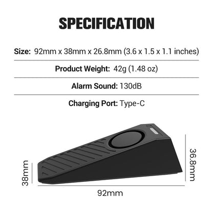 Allarme fermaporta portatile