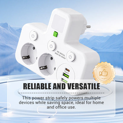 🔌 50% DI SCONTO!🔥Presa multipla intelligente con porte USB