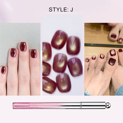 Penna gel per unghie effetto occhio di gatto tutto-in-uno