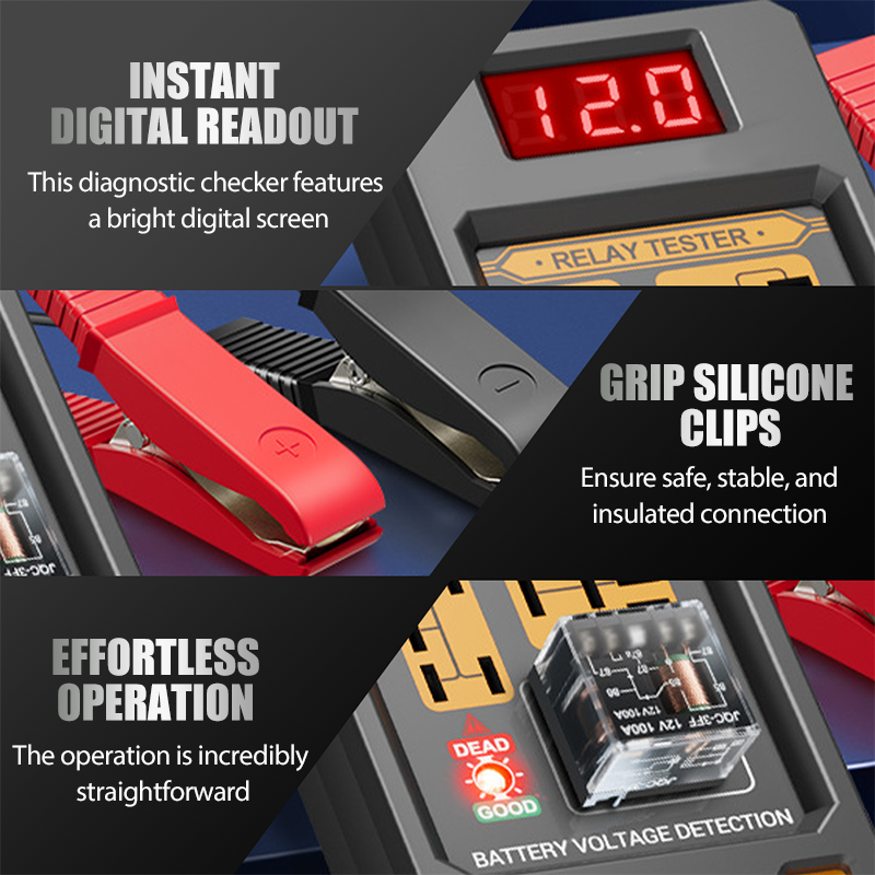 Tester per Relè Auto con Indicatore LED