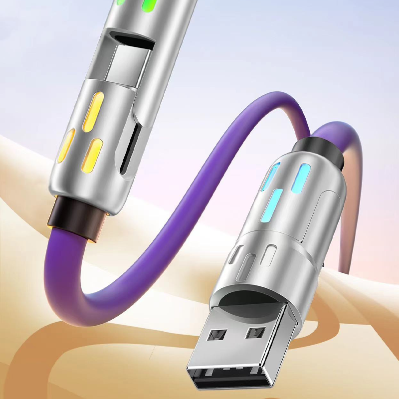 🔥 Oggi -50%! ⚡ Cavo di Ricarica Rapida RGB 4-in-1 Universale