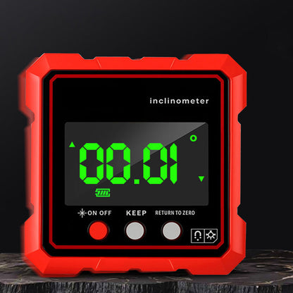 High-Precision Magnetic Inclinometer with LED Display