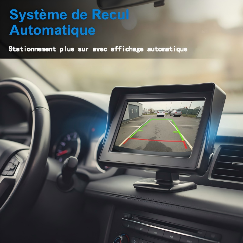 📢📢55% di sconto! 🚗✨ Display Auto 4,3" HD – Doppio Ingresso Video, Compatibile con Auto/Furgoni/Camion 💻