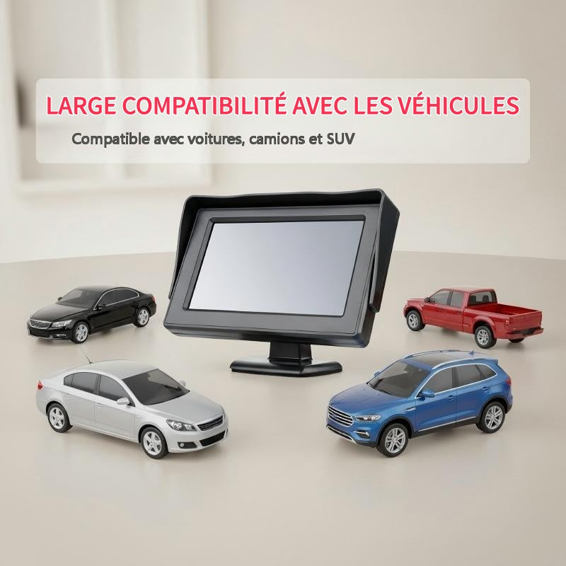 📢📢55% di sconto! 🚗✨ Display Auto 4,3" HD – Doppio Ingresso Video, Compatibile con Auto/Furgoni/Camion 💻