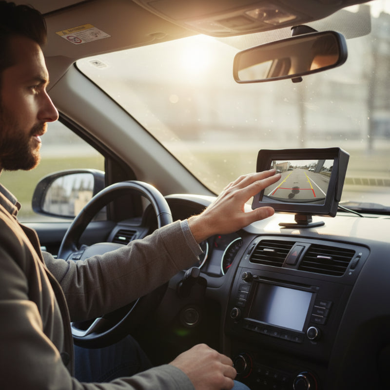 📢📢55% di sconto! 🚗✨ Display Auto 4,3" HD – Doppio Ingresso Video, Compatibile con Auto/Furgoni/Camion 💻